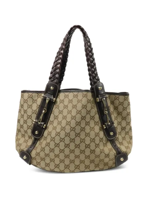 Gucci Pre-Owned GG Canvas Horsebit shoulder bag