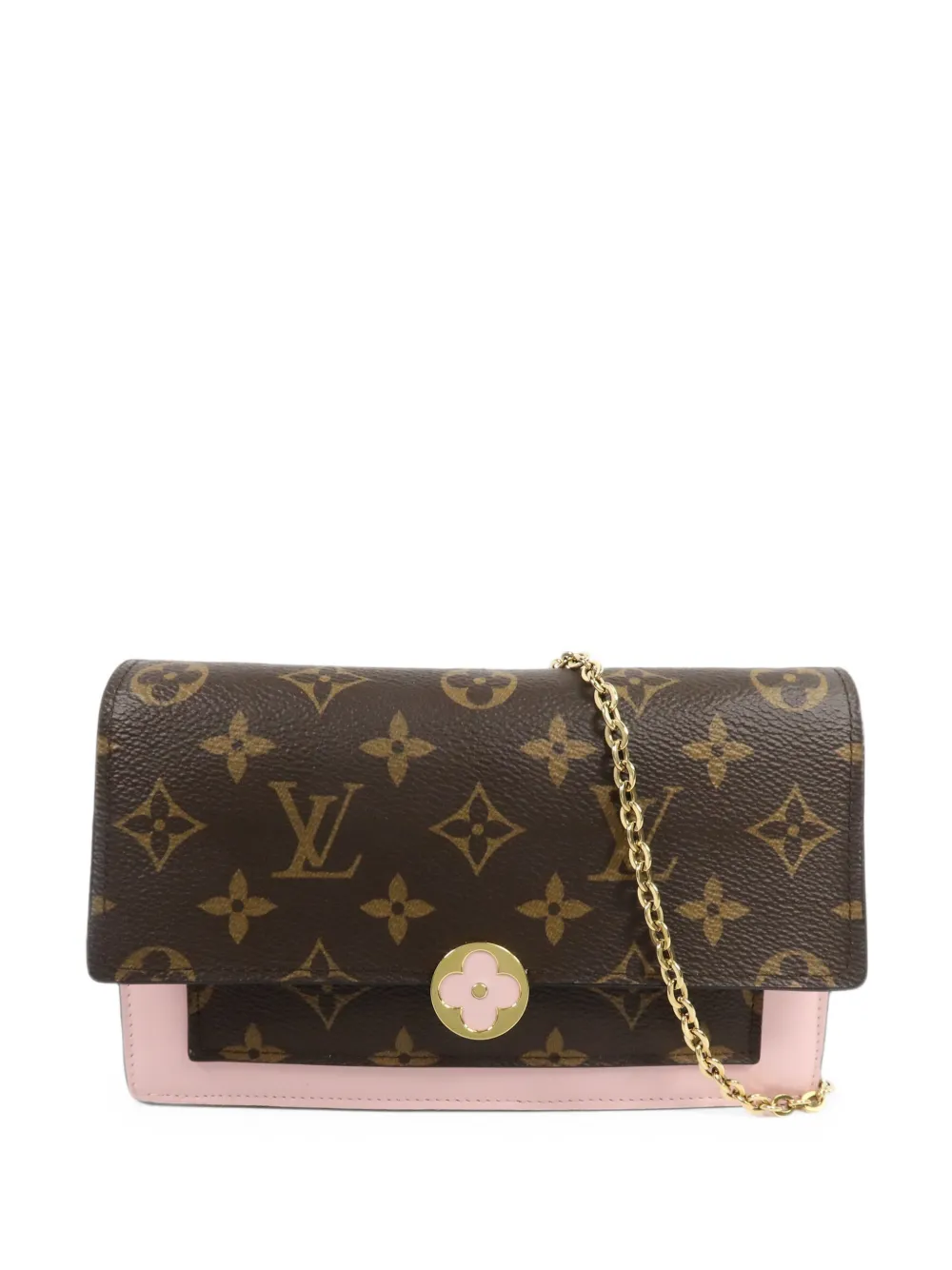 Louis Vuitton Pre-Owned Flore chain wallet shoulder bag - Marrone