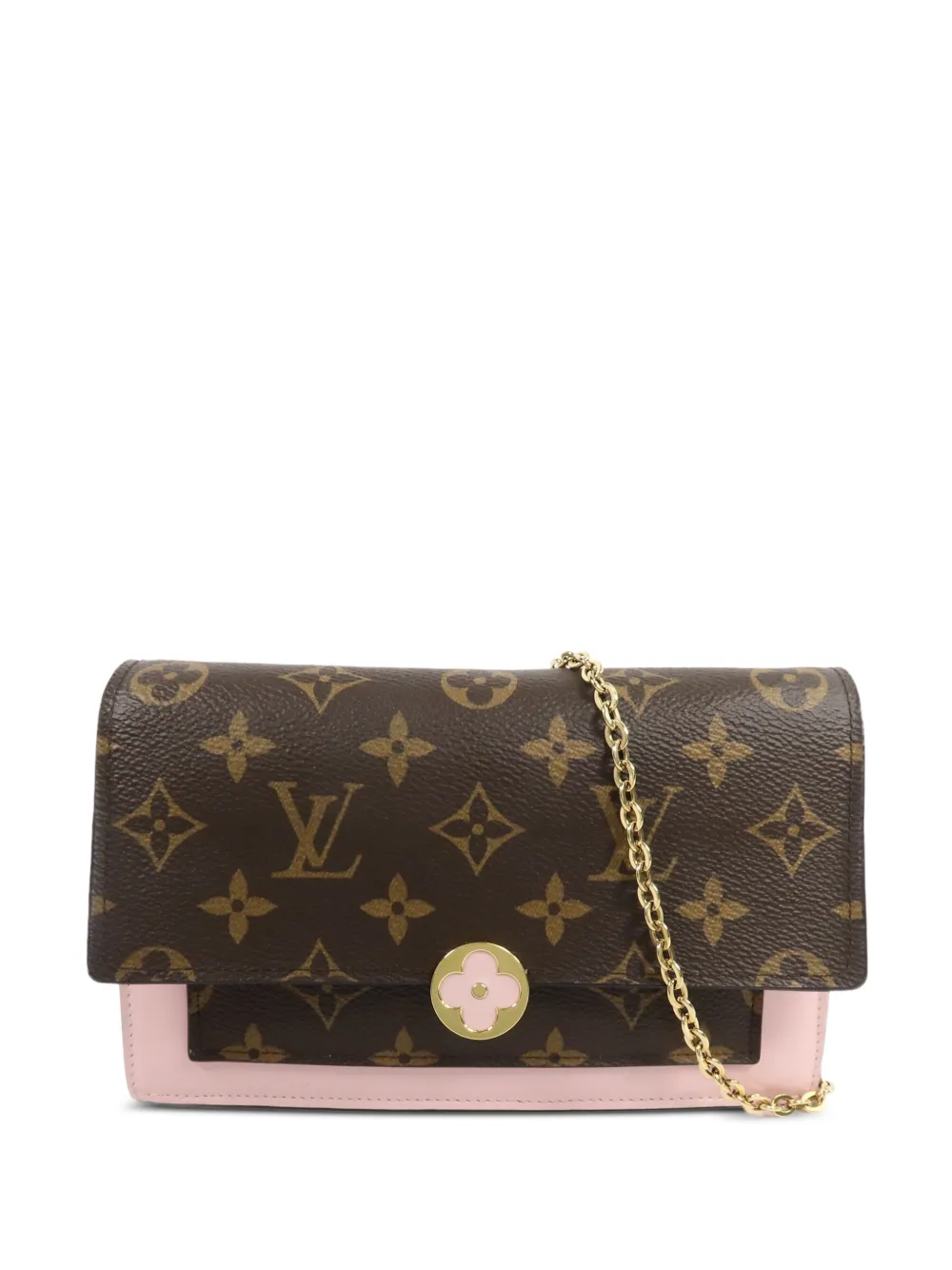Louis Vuitton Pre-Owned Flore chain wallet shoulder bag - Marrone