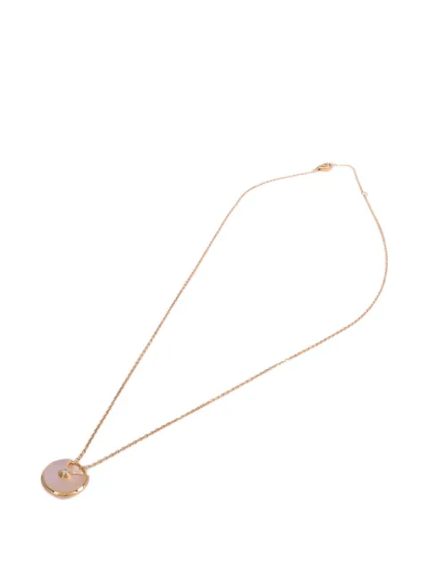 Cartier Amulette de Cartier diamond and mother-of-pearl necklace