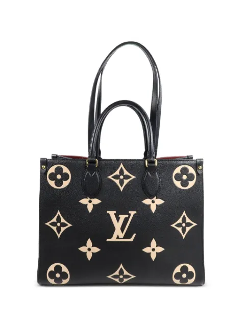 Louis Vuitton Pre-Owned bolso shopper On-the-go Monogram de piel Empreinte