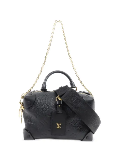 Louis Vuitton Pre-Owned Petite Malle Souple Empreinte-Monogram shoulder bag