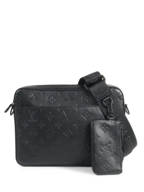 Louis Vuitton Pre-Owned сумка-мессенджер Trio Messenger Monogram Shadow