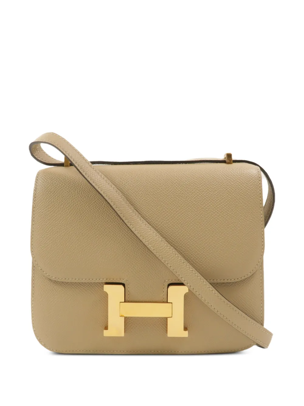 Hermès Pre-Owned mini Constance shoulder bag - Toni neutri