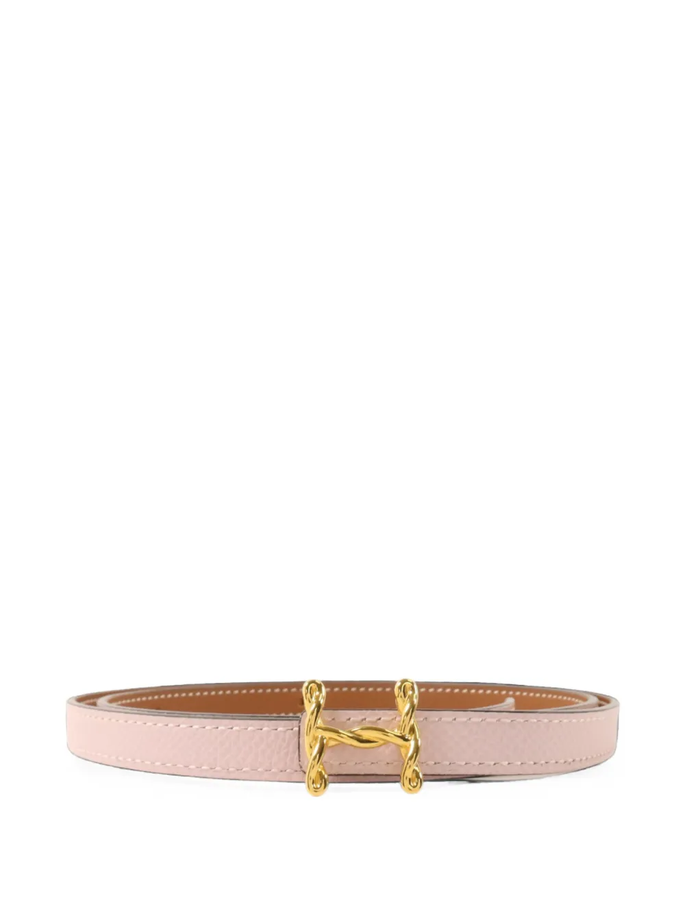 Hermès Pre-Owned 2023 Torsade reversible belt - Rosa