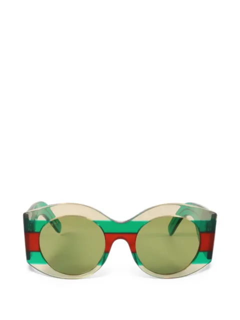 Gucci Pre-Owned Interlocking G round sunglasses