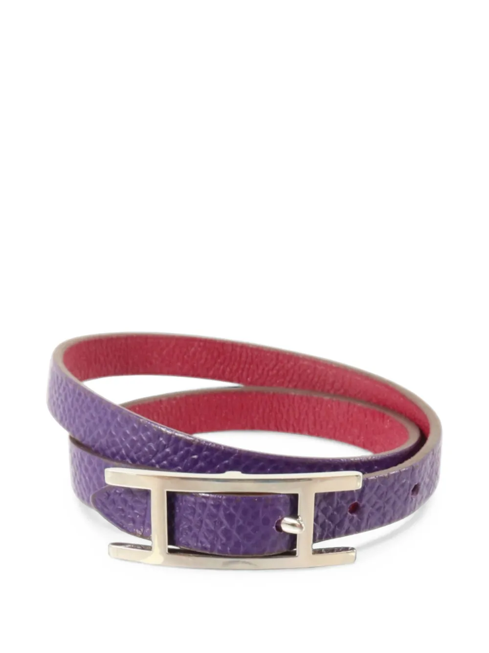 Hermès Pre-Owned Behapi Double Tour bracelet - Argento