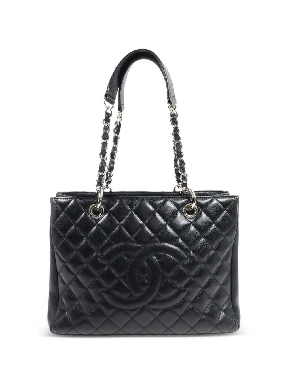 CHANEL Pre-Owned GST Grand Shopping leather tote bag - Nero