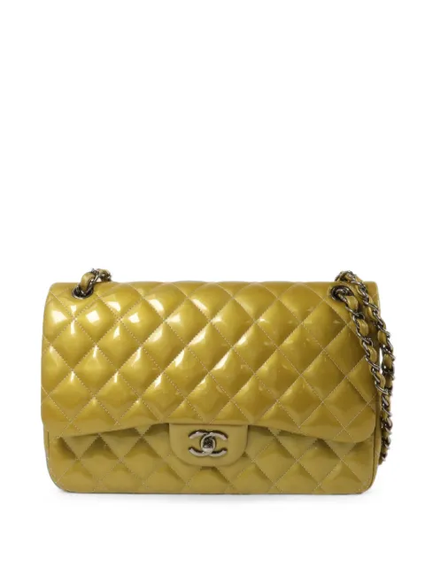 CHANEL Pre-Owned large SHW classic diamond-quilted CC turn-lock chain shoulder bag