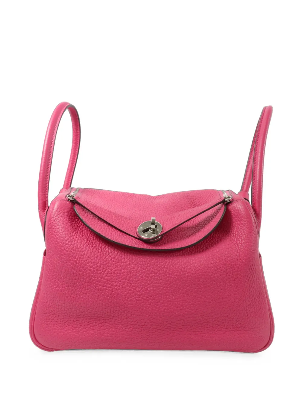 Hermès Pre-Owned 26 Lindy leather shoulder bag - Rosa