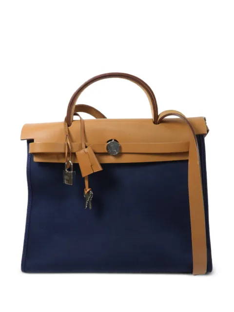 Hermès Pre-Owned PM Herbag canvas tote bag