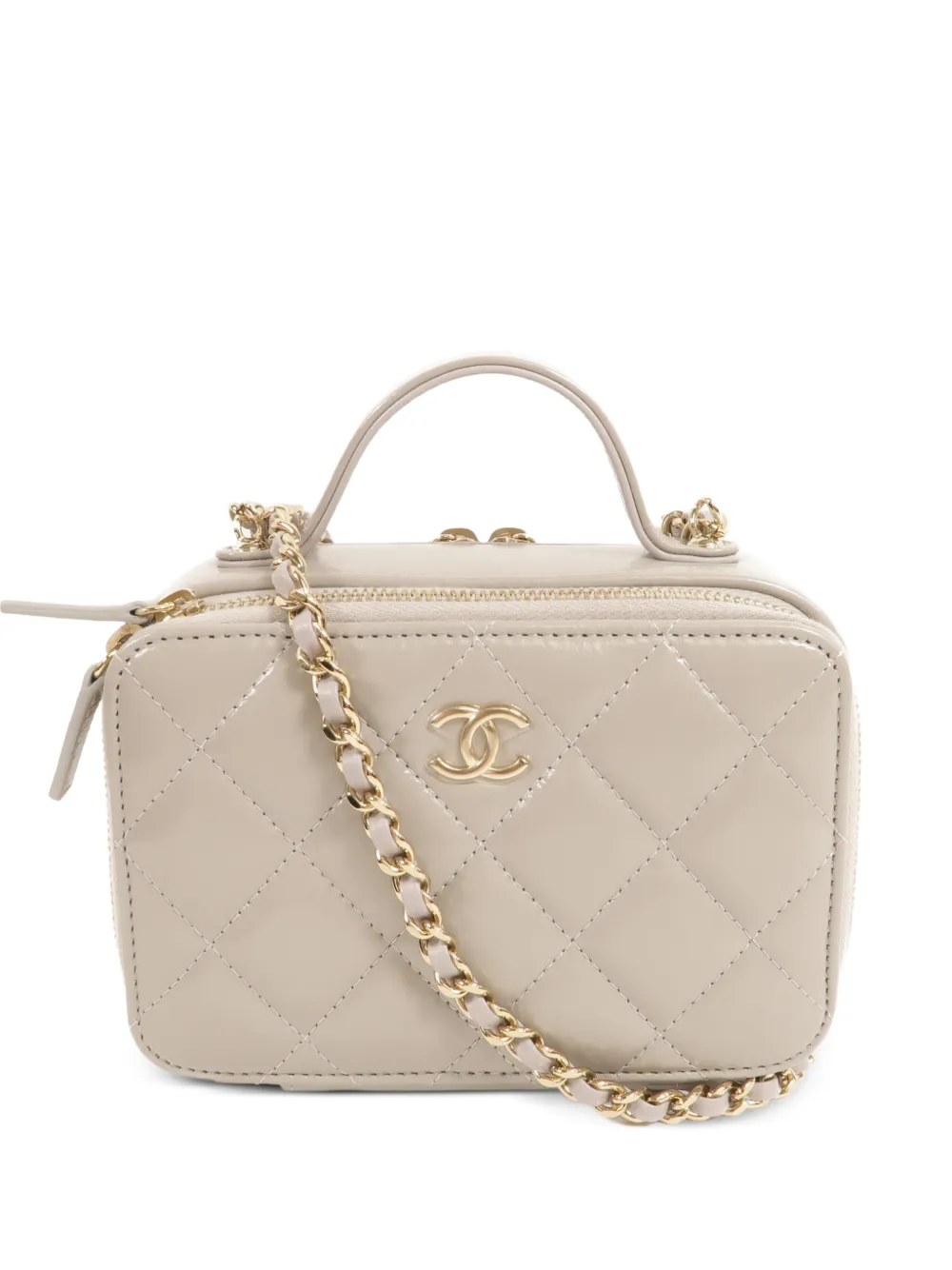 CHANEL Pre-Owned Vanity CC Case mini bag - Grigio