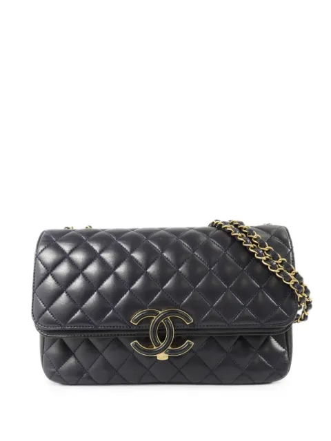 CHANEL Pre-Owned bolsa de hombro con logo CC