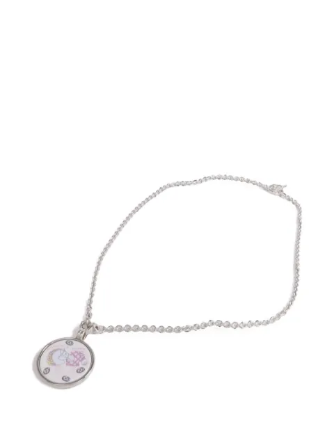 Hermès Pre-Owned Medaille enamel necklace