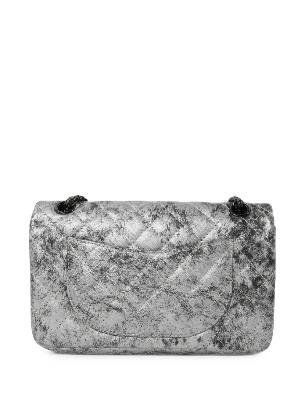 CHANEL Pre-Owned Reissue 2.55 CC chain shoulder bag - Argento