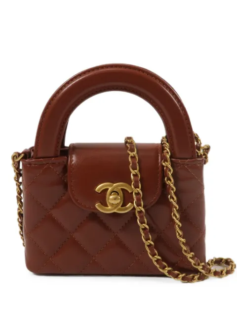 CHANEL Pre-Owned nano Kelly CC turn-lock shoulder bag