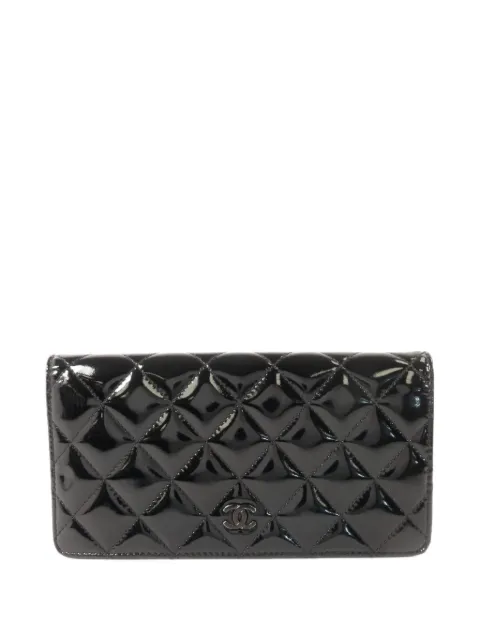 CHANEL Pre-Owned CC quilted wallet