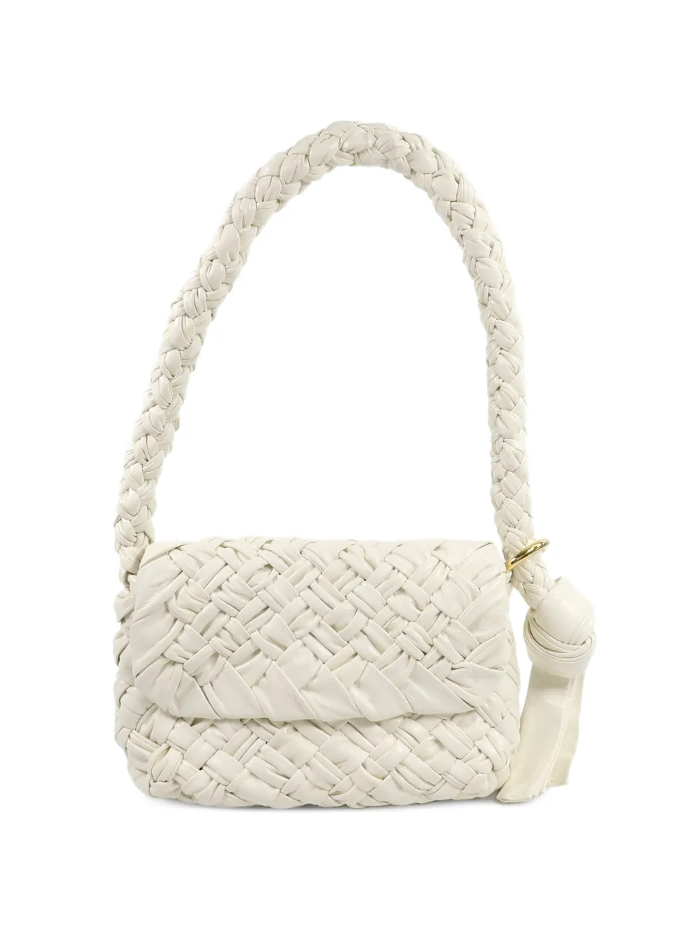 Bottega Veneta Pre-Owned Kalimero Città Schultertasche - Weiß