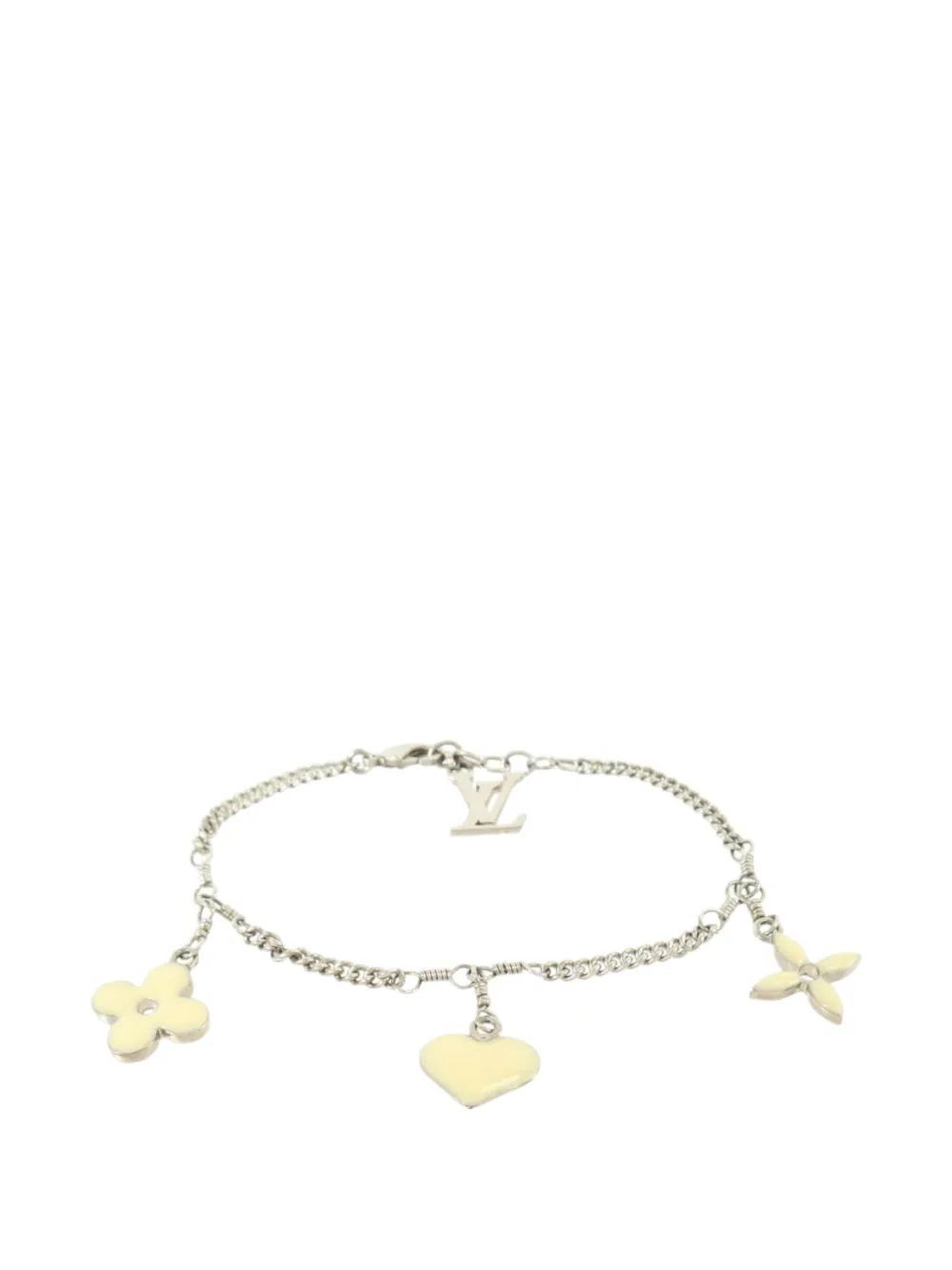 Louis Vuitton Pre-Owned bracelet à breloque Sweet Monogram - Argent Louis Vuitton Pre-Owned bracelet à breloque Sweet Monogram - Argent