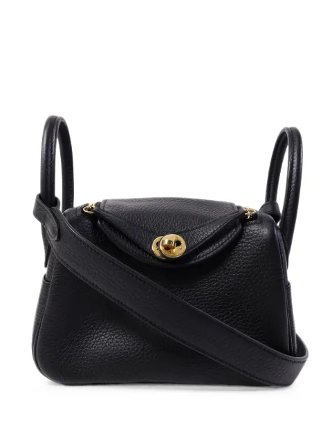 Hermès Pre-Owned mini Lindy calf leather shoulder bag