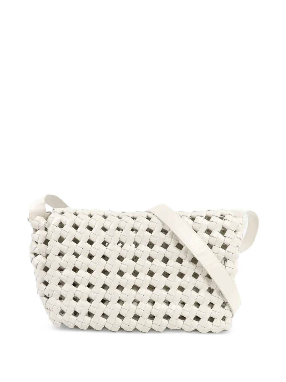 Bottega Veneta Pre-Owned Intrecciato Schultertasche - Weiß