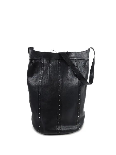 Celine Pre-Owned studded leather bucket bag