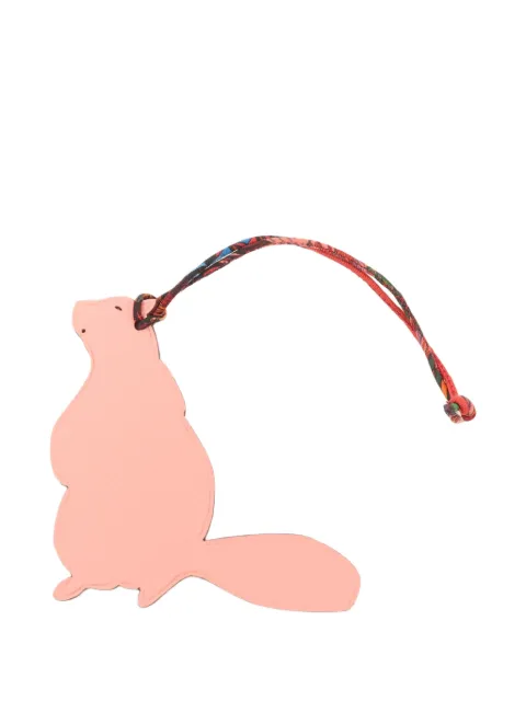 Hermès Pre-Owned Petit H Beaver bag charm