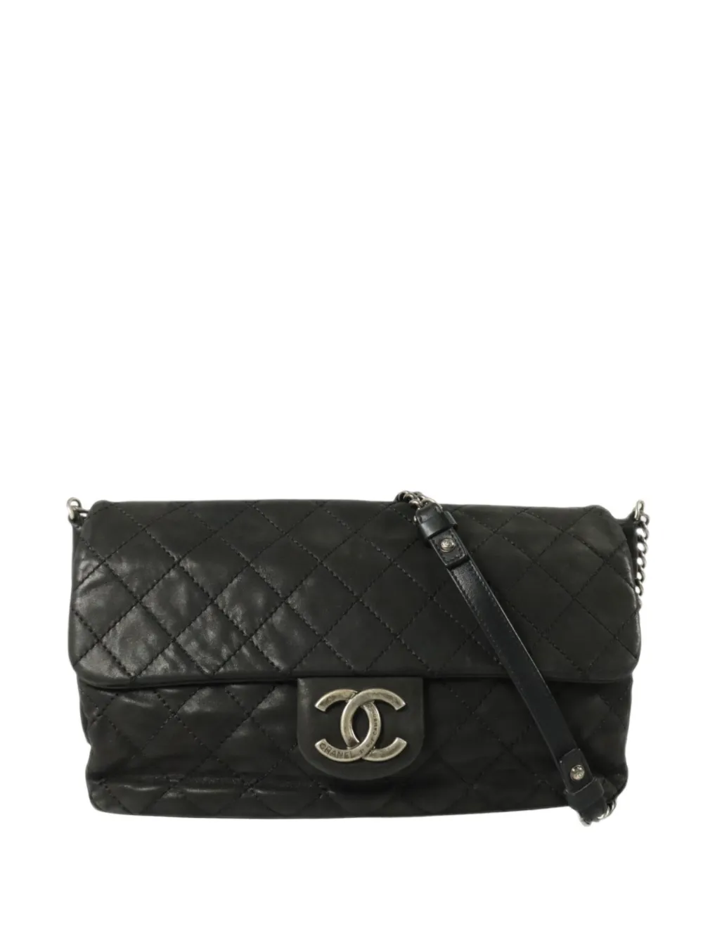 CHANEL Pre-Owned CC turn-lock quilted shoulder bag - Nero