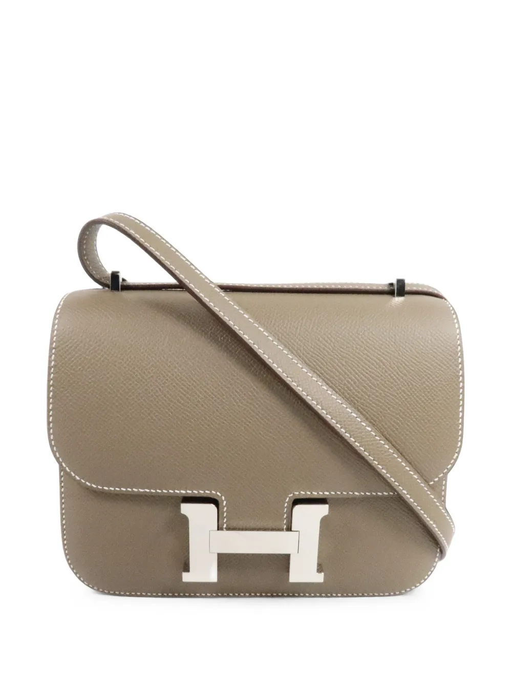 Hermès Pre-Owned Mini Constance Schultertasche - Nude
