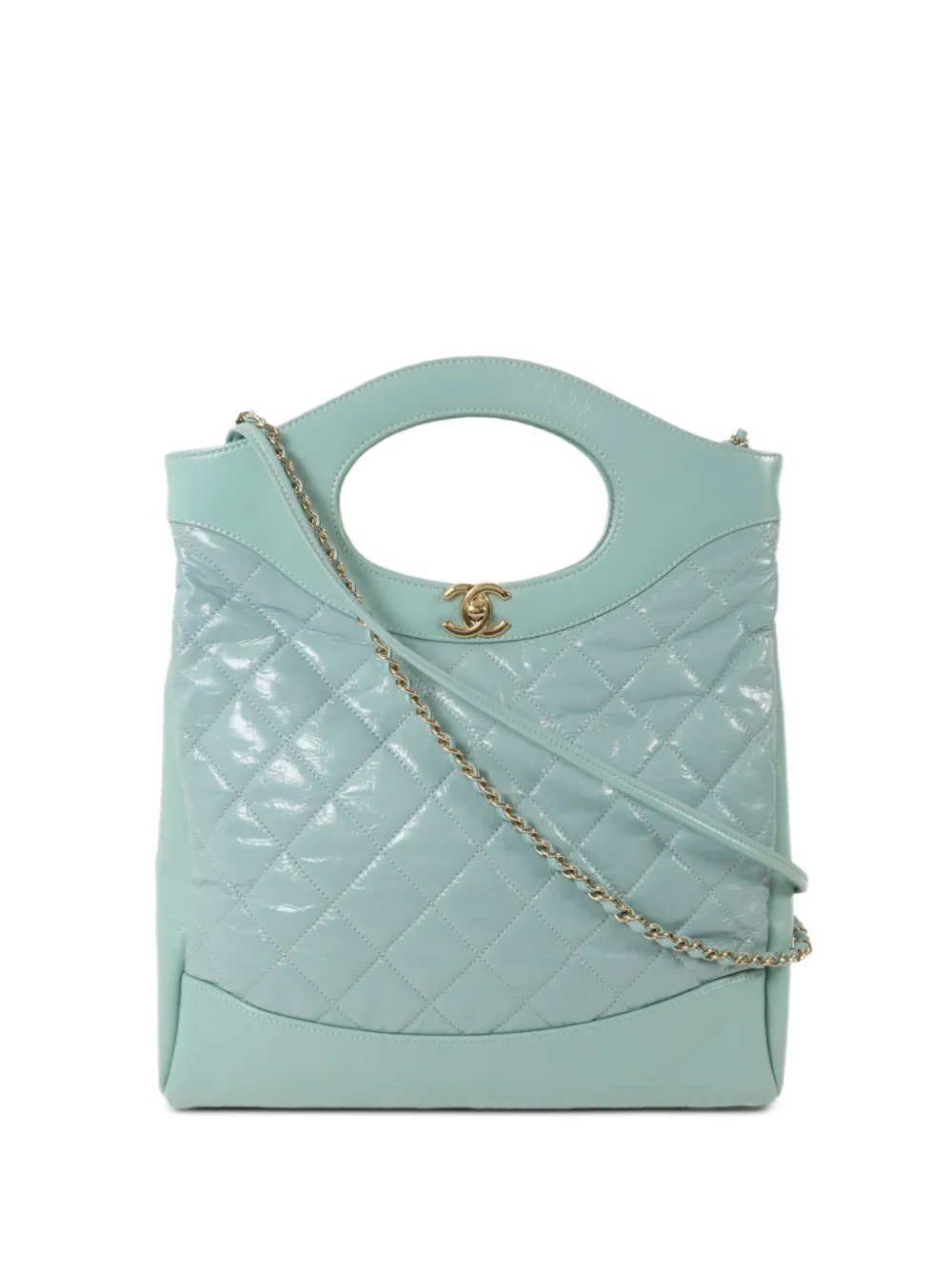 CHANEL Pre-Owned Chanel 31 quilted tote bag - Blu