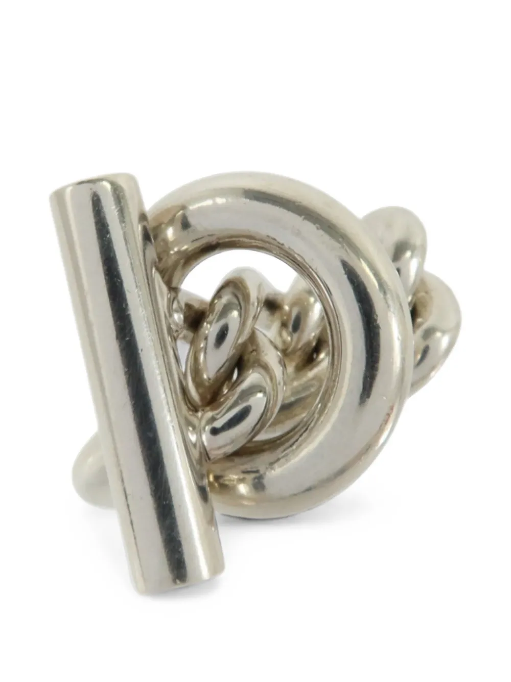 Hermès Pre-Owned Croisette ring - Argento