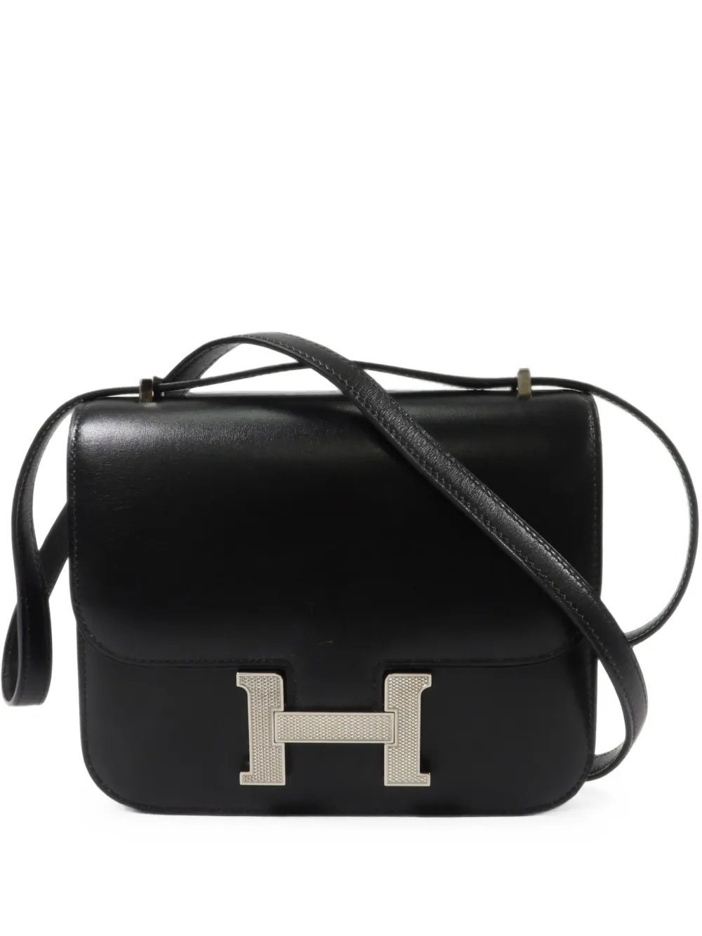 Hermès Pre-Owned 2003 mini Constance leather shoulder bag - Nero