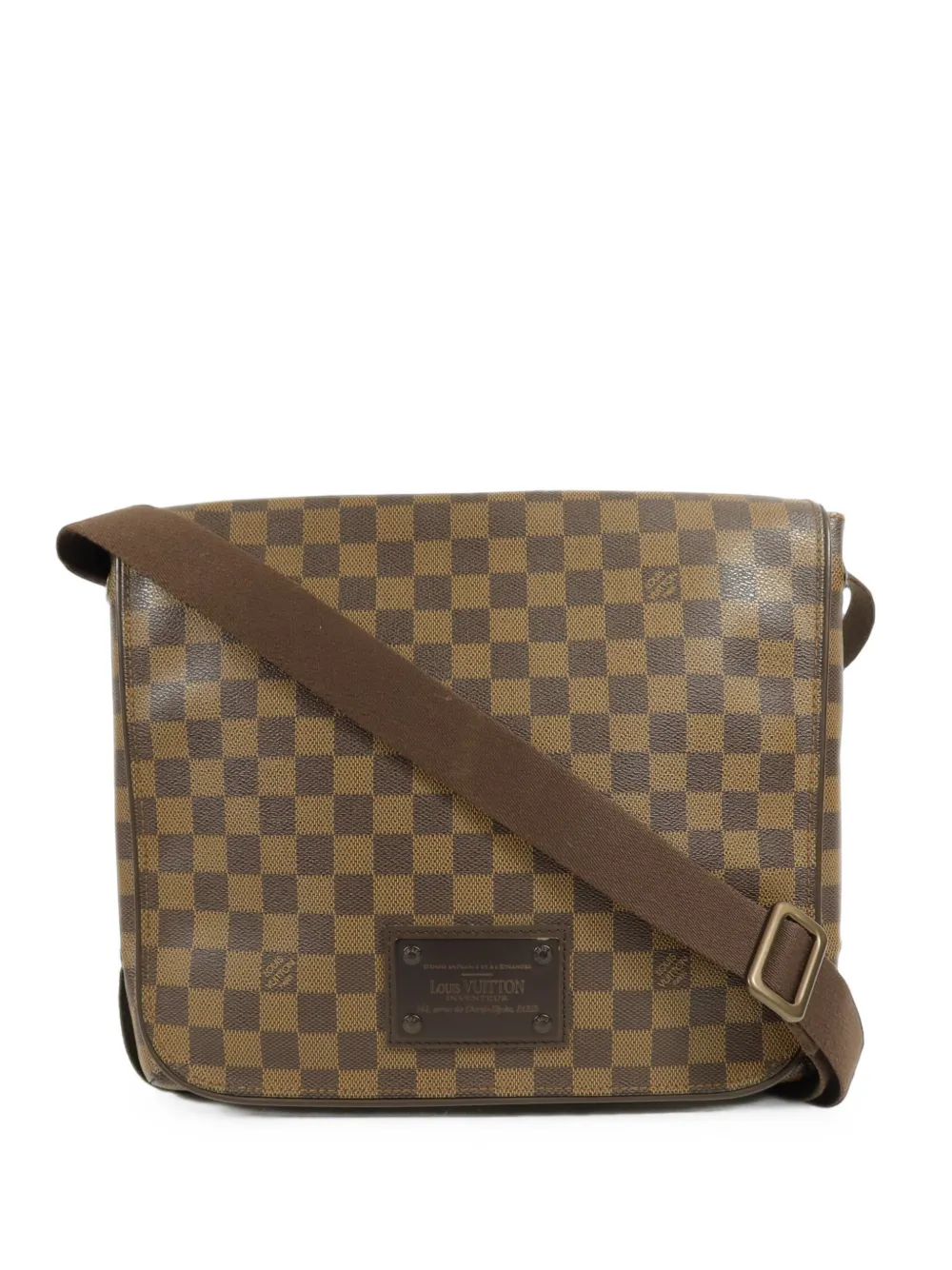 Louis Vuitton Pre-Owned MM Brooklyn Damier messenger bag - Marrone
