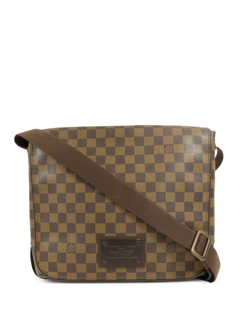 Louis Vuitton Pre-Owned MM Brooklyn Damier messenger bag - Marrone