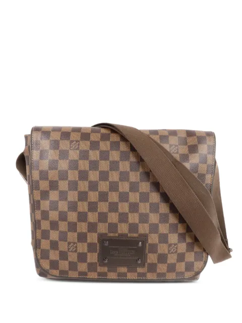 Louis Vuitton Pre-Owned MM Brooklyn Damier Ebene canvas messenger bag