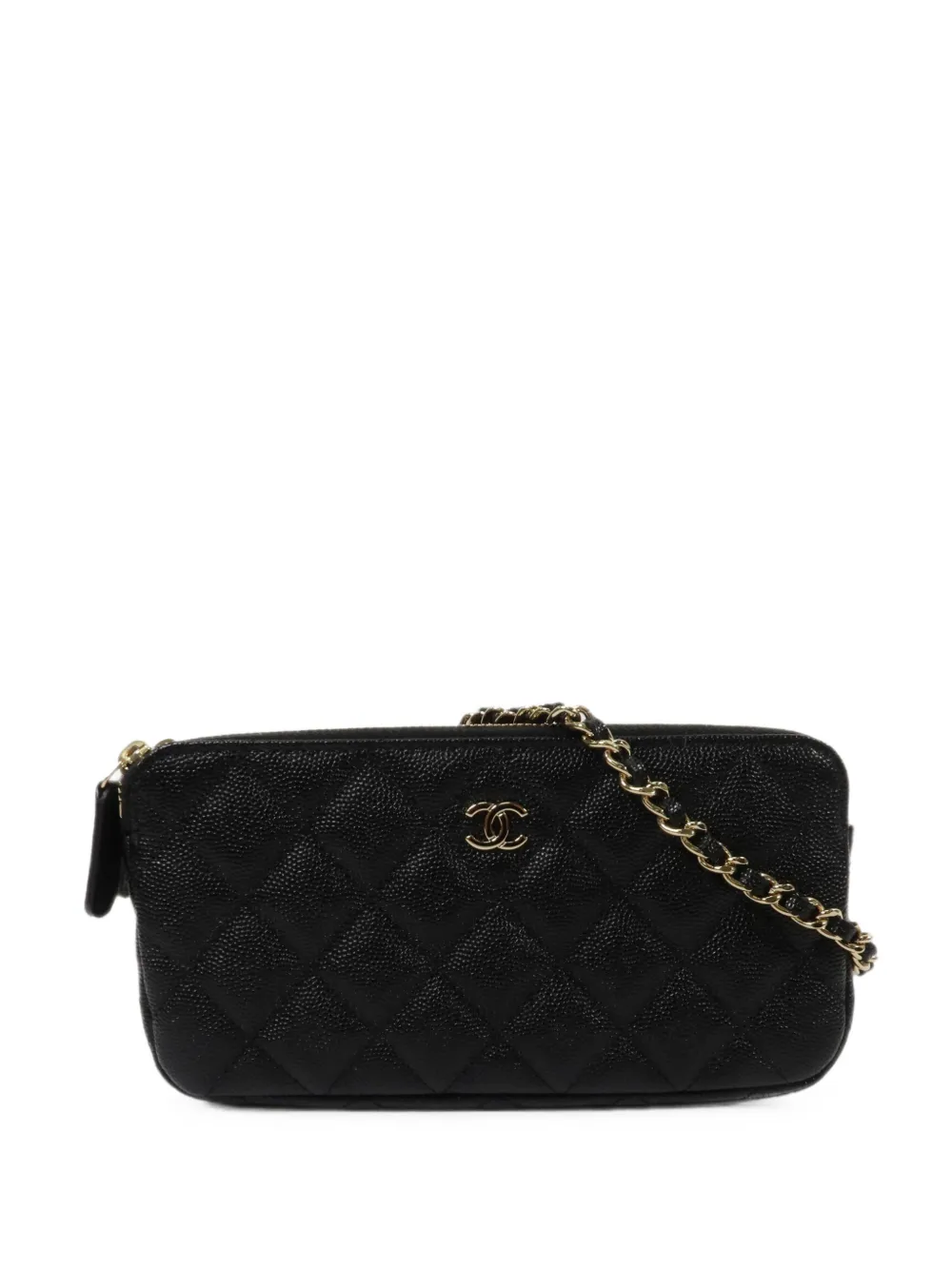 CHANEL Pre-Owned CC quilted crossbody bag - Nero