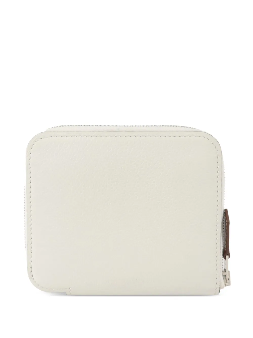 Hermès Pre-Owned Silk In Compact Portemonnaie mit Reißverschluss - Weiß