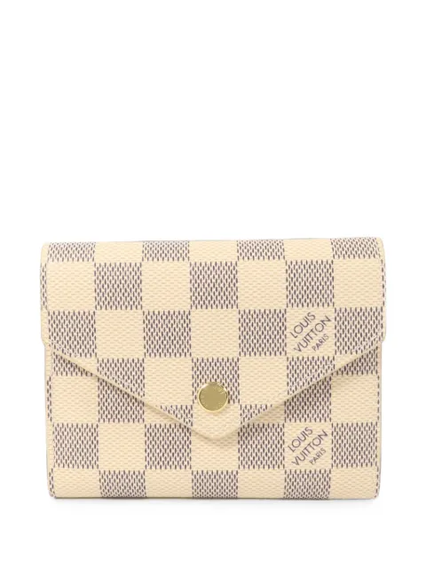 Louis Vuitton Pre-Owned Victorine Damier Azur patterned wallet