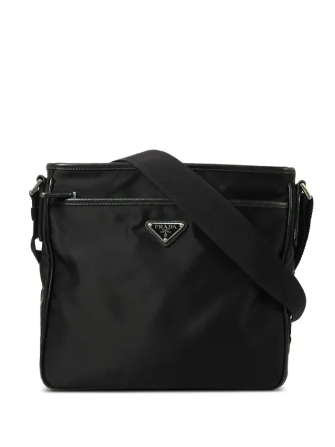 Prada Pre-Owned logo-plaque shoulder bag