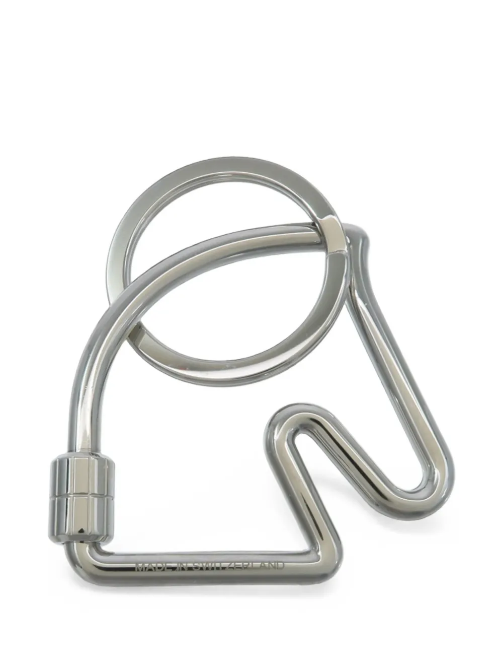 Hermès Pre-Owned Cheval horse-head key ring - Argento