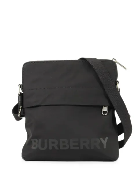 Burberry Pre-Owned logo-print shoulder bag