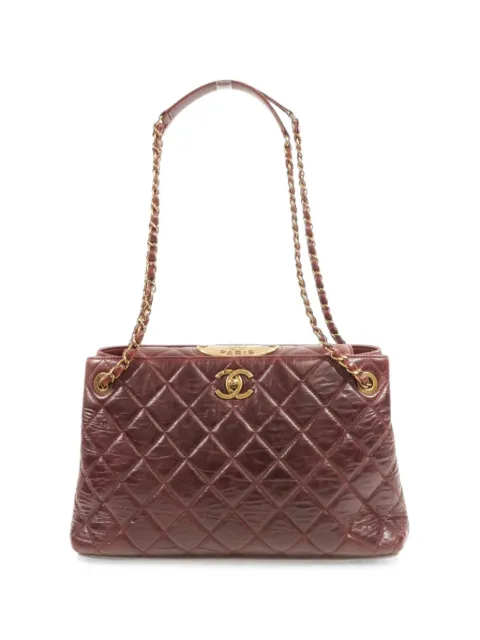 CHANEL Pre-Owned bolso de hombro Portobello con cierre giratorio