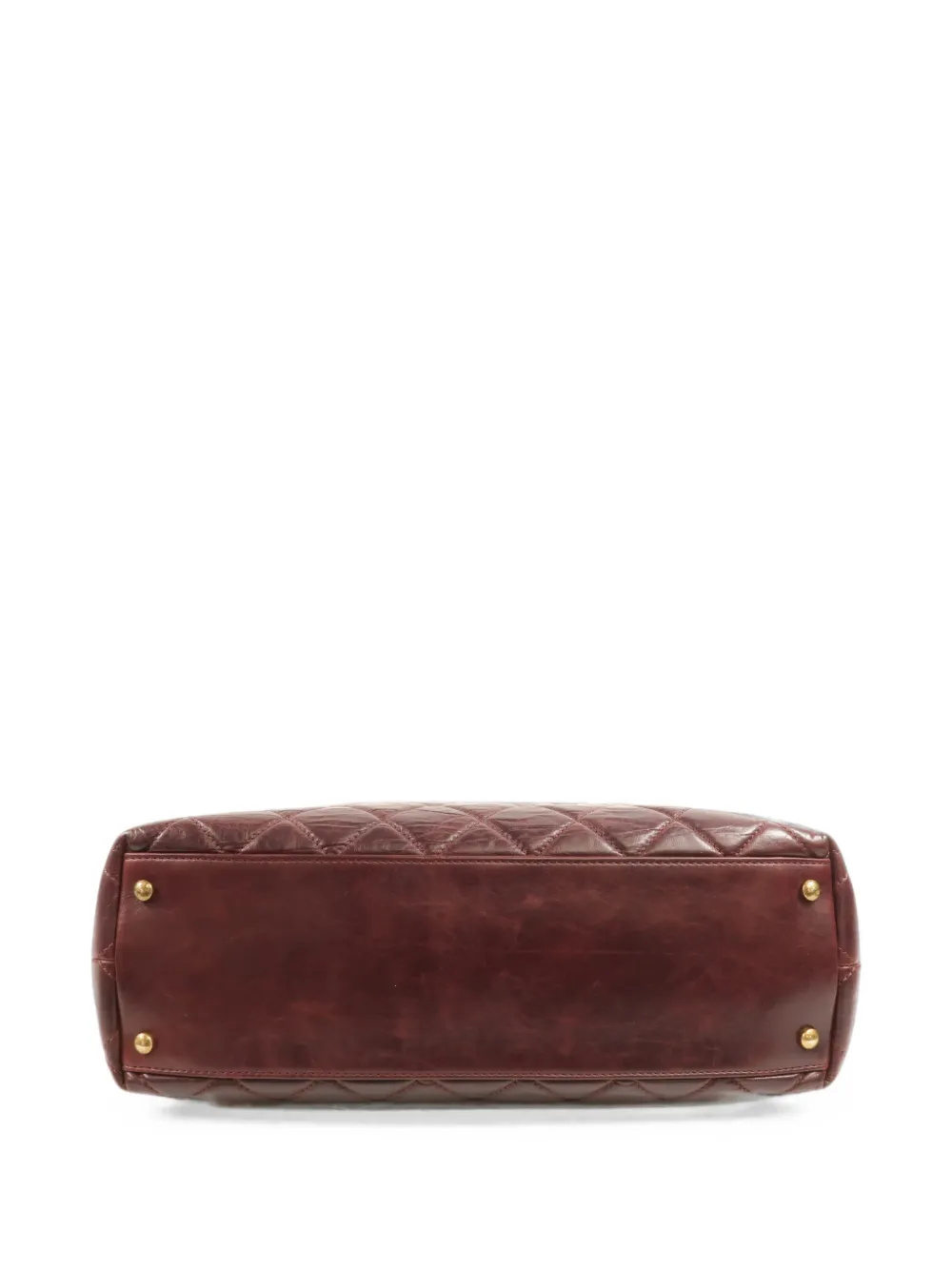 CHANEL Pre-Owned Portobello schoudertas met draaislot Rood