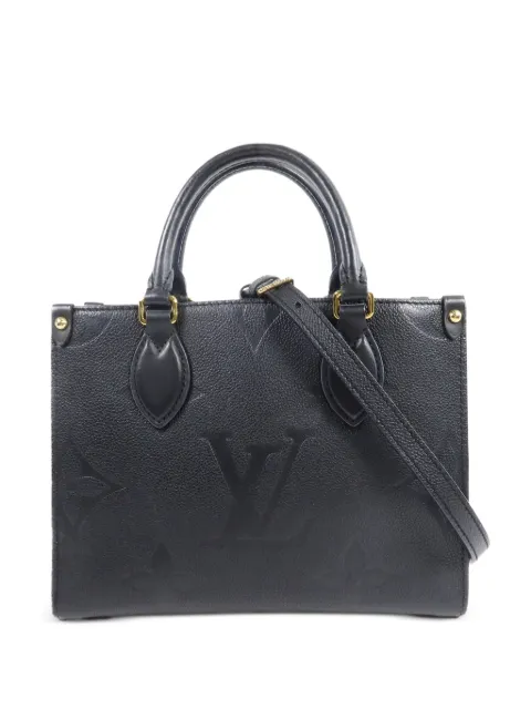 Louis Vuitton Pre-Owned сумка-тоут OnTheGo Monogram Empreinte