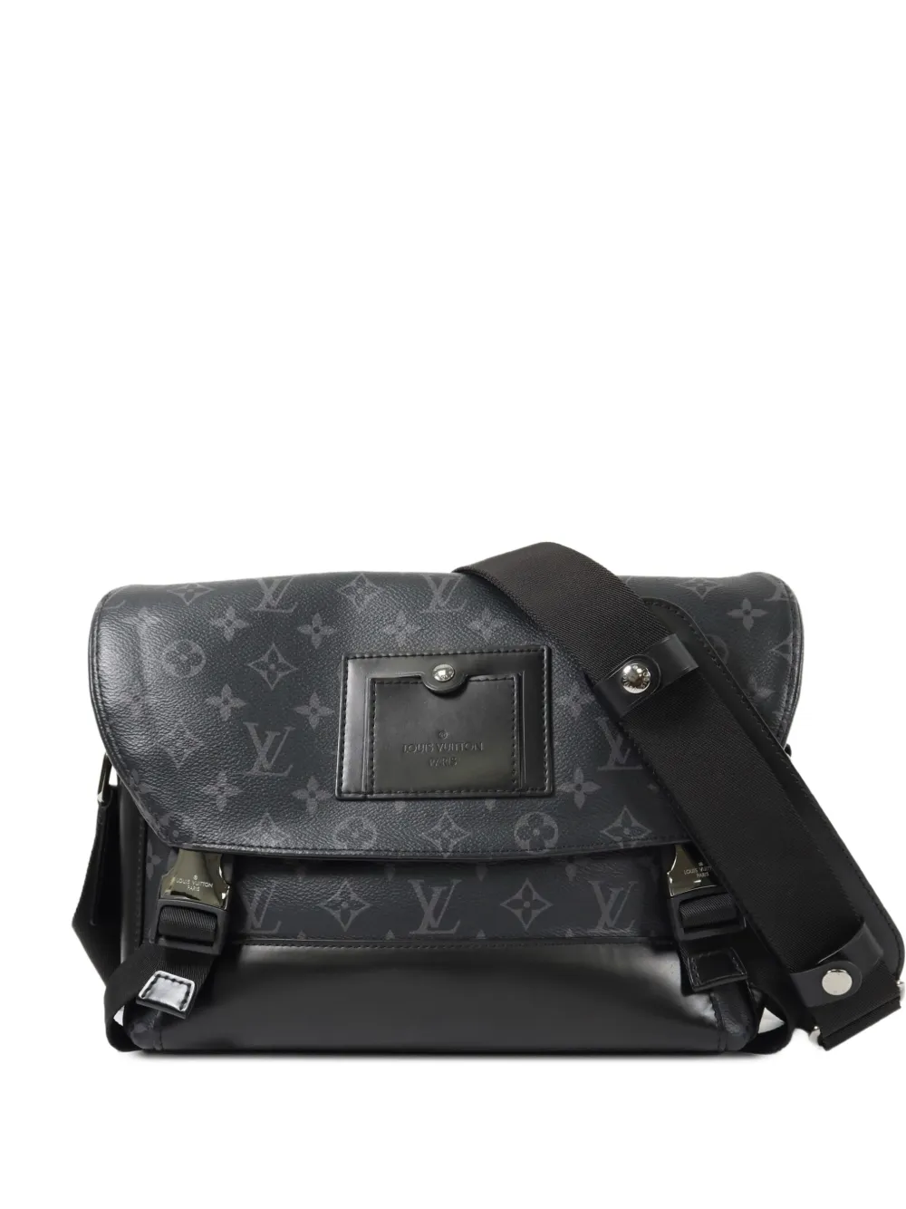 Louis Vuitton Pre-Owned Monogram Eclipse Messenger Voyage PM cross body bag - Nero