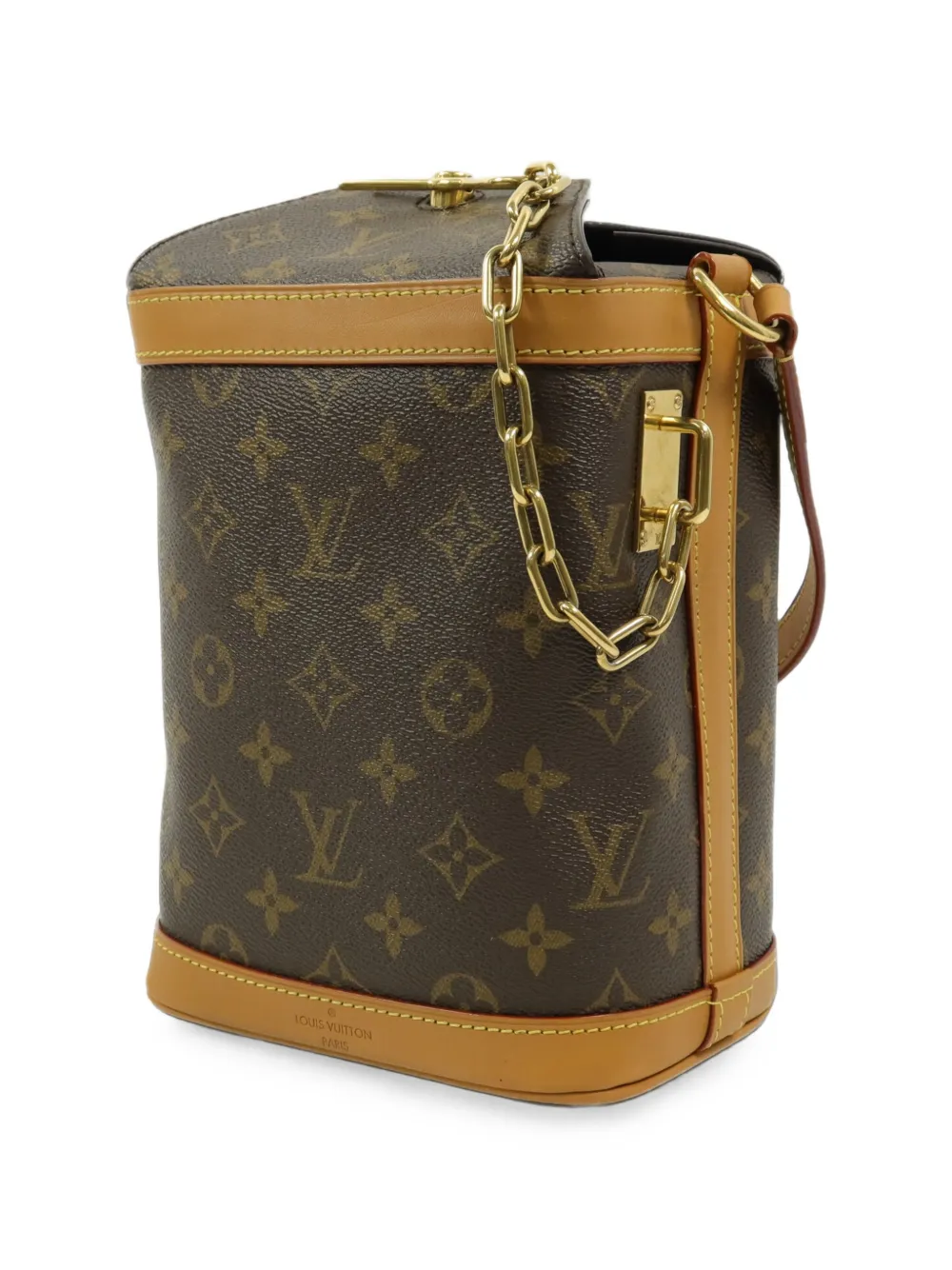 Louis Vuitton Pre-Owned Milk Box schoudertas met monogram Bruin