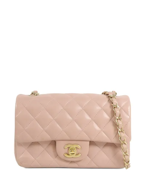 CHANEL Pre-Owned mini turn-lock quilted shoulder bag