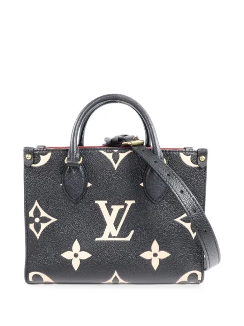 Louis Vuitton Pre-Owned сумка-тоут PM On The Go Monogram Empreinte
