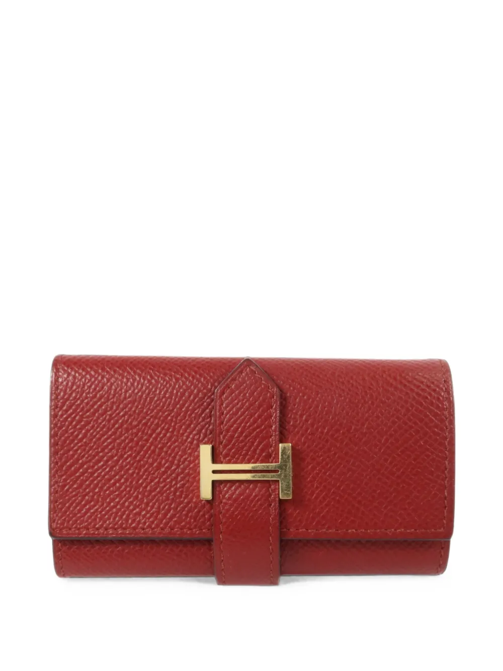 Hermès Pre-Owned Bearn Epsom leather key case - Rosso