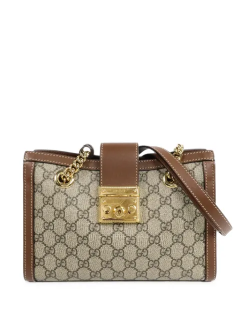 Gucci Pre-Owned Padlock chain-strap shoulder bag